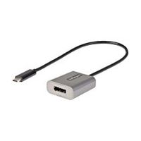 startechcom adaptador usb c a displayport - conversor usb tipo c a displayport 14 de 8k4k 60hz - convertidor de vadeo tipo dongle usbc a dp para monitor - funciona con thunderbolt 3 - cable de 30cm