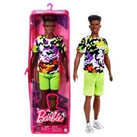 barbie - ken fashionista camuflaje - muneca