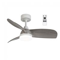 ventilador de techo led borse blancogris cct dim 18w