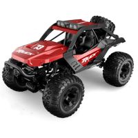 mewau md506a rtr 110 24g 4wd rc car alloy shell off-road climbing truck led light remote control vehicles models toys