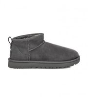 ugg para mujer 1116109 botines de piel classic ultra mini gris 40 plano casual