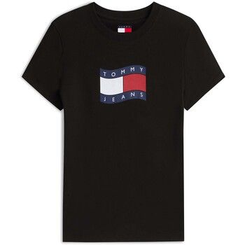 Tommy Jeans Camiseta Tjw Slim Wavy Flag T para mujer