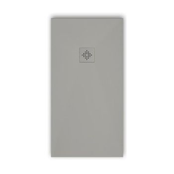Plato De Ducha Pizarra Pure Gris  100x150 Cm Rejilla Color