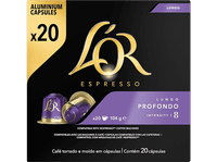 capsulas monodosis - lor lungo profondo intenso especiado 20 capsulas intensidad 8 compatible con nespresso