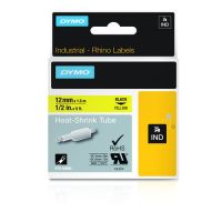 dymo rhinopro etiquetas para cables y tuberias termorretractiles 12mm