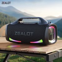 zealot-s79 altavoz bluetooth portatil de gran potencia de 100w con bluetooth 53 asa portatil 12 horas de reproduccion para fiestas campamentos