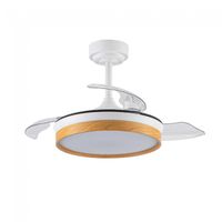 ventilador led aspas plegables panam mini cct dim 46w