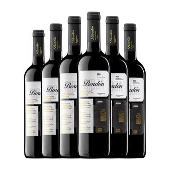 Bodegas Franco Españolas Vino Tinto Bordón Rioja Reserva 75 Cl 14% Vol. (pack De 6 Unidades)