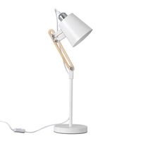 dudeco lampara de mesa antia blanco
