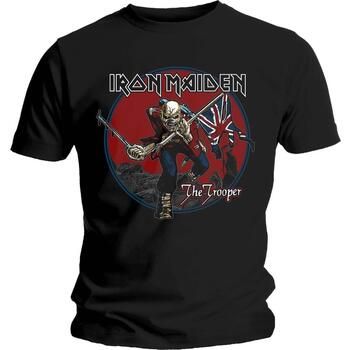 Iron Maiden Camiseta manga larga Trooper Red Sky para mujer
