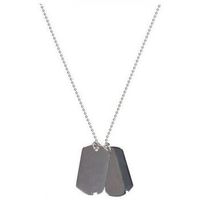 alpha industries collar ss266967 dog tag-31 silver para hombre