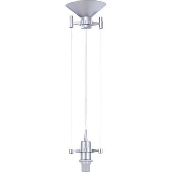 Colgante susp 1xe14 al.reg.xd.11,5cm gris