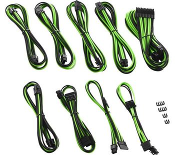 CABLEMOD PRO ModMesh RT-Series ASUS ROG/Seasonic Cable Kit - Green & Black, Green