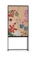 armario aparador 2 puertas mdf estampado orquidea exotica