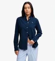 superdry para mujer w4010591a camisa needle bd marino m azul casual algodon clasico manga larga