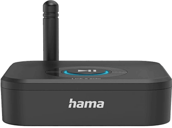 Adaptador Bluetooth - Hama 00205321, Conector universal jack de 3,5 mm, Negro