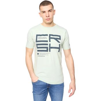 Crosshatch Camiseta manga larga Squarebox para hombre
