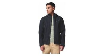 Chaqueta impermeable columbia boulder falls negra