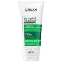 vichy dercos hair  scalp dermatological conditioner for hydration and anti-dandruff 200ml