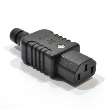 Conector Alimentacion C13 Hembra Negro 10 A