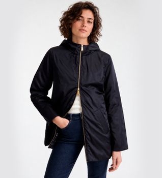 Marella para mujer. 2623036034200 Chaqueta con capa de lana Sancella marino (36), Casual