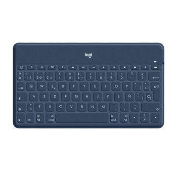 Logitech Keys-To-Go Teclado Inalámbrico Bluetooth Azul para iPhone/iPad/Apple TV