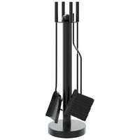 juego de herramientas para chimenea de 5 piezas 18 x 56 cm acero vidaxl