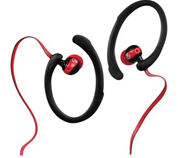 VOLKANO Sports Series VS203BKR Earphones - Red & Black, Red