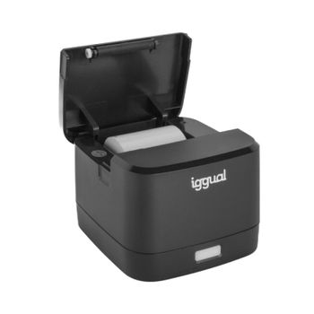 Iggual TP EASY 58 Impresora Térmica de Tickets USB+RJ11 Negra