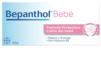Bepanthol Pomada Protectora Crema Pañal Cuidado del Culito del Bebé 50 gr