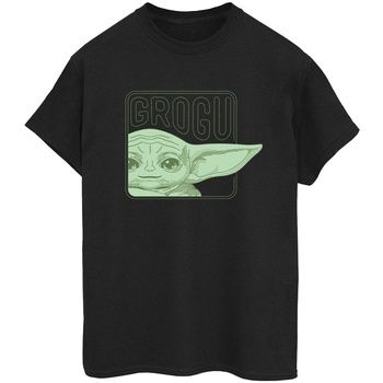 Disney Camiseta manga larga The Mandalorian para mujer