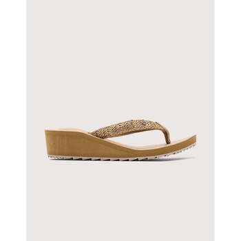 Koala Bay Chanclas Tongs compensées marron - Levix para mujer