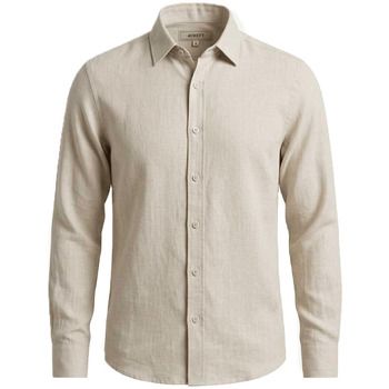 40weft Camisa manga larga BRAID 3164/2670 - 56025-W2139 PANNA para hombre