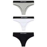 palm angels strings regular fit brief tri-pack multicolore para mujer