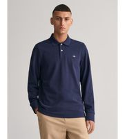 gant para hombre 2230 polo de pique shield marino xs casual algodon manga larga
