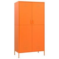 armario 50x90x180 cm acero - naranja