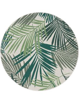 Alfombras de interior y exterior Ostenza verde 200 cm redondo