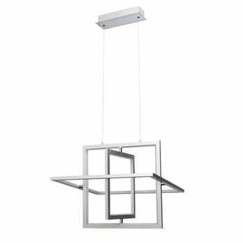 Colgante Led Lexie Cromo Regulable 4000k 50w D45