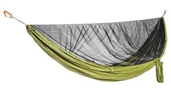 Hamaca con mosquitera ultraligera cocoon verde
