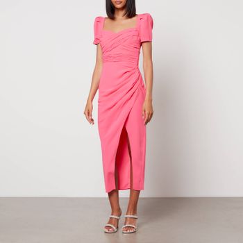Self-Portrait Iris Crepe Midi Dress - UK 6/US 2