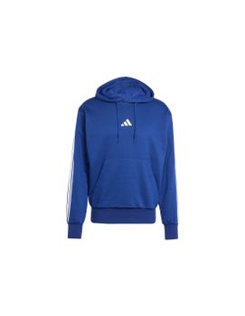 Sudadera adidas 3 Bandas Fl Hd Hombre Azul Oscuro/Blanco