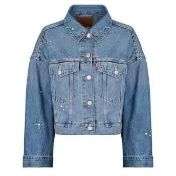 Levis Cazadora vaquera LOOSE CROP TRUCKER para mujer