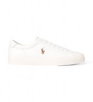 polo ralph lauren para hombre 816785025004 zapatillas de piel lonwoord blanco 47 plano cordones casual
