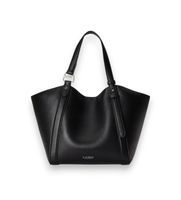 lauren ralph lauren para mujer 431p18711002 bolso tote tasha pequeno de piel de napa negro osfa marron casual