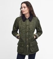 barbour para mujer lqu0471 chaqueta beadnell polarquilt verde oliva s casual poliamida