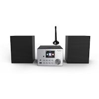 xoro hmt 500 pro microcadena de musica para uso domestico 20 w negro gris