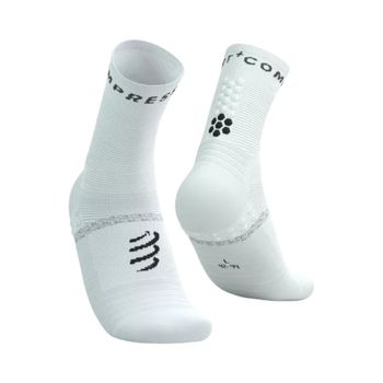 Calcetines Compressport Pro Marathon V2.0 Blanco Negro, Talla Talla 1