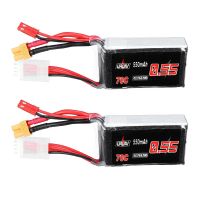 2pcs uruav 111v 550mah 70c bateria lipo 3s con enchufe jstxt30 para el dron de carreras eachine lizard95 fpv