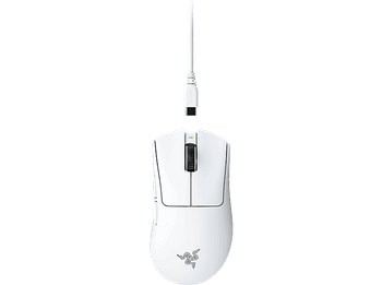 Ratón gaming - Razer DeathAdder V4 Pro, Inalámbrica, 45000 dpi, Sensor óptico Focus Pro 45K Gen-2, Blanco