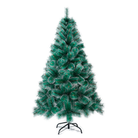solagua arbol de navidad artifiicial pino hoja de aguja de 180cm 250 ramas nevado abeto artificial ignifugo con hojas de aguja y soporte metalico diametro 90cm
